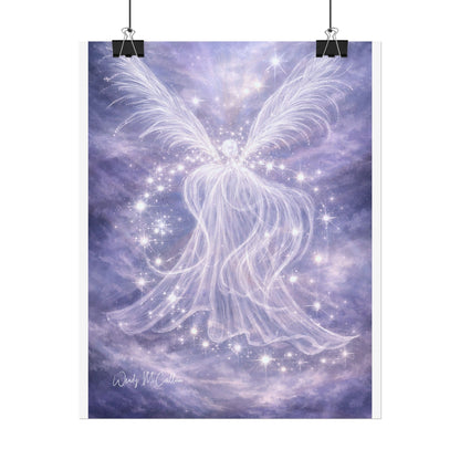 Archangel Jeremiel – Fine Art Print | Angel of Insight, Life Review & Spiritual Clarity