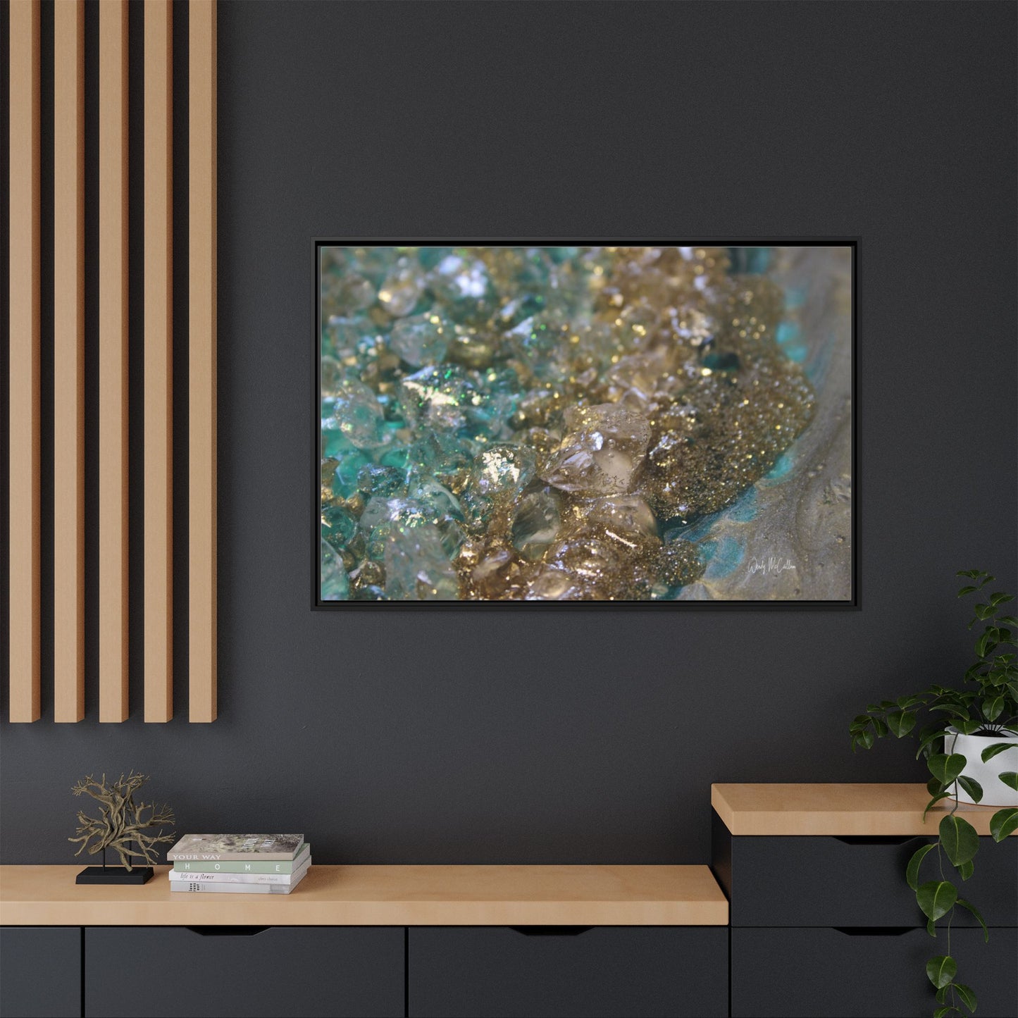 Dioptase Framed Print - Opulence