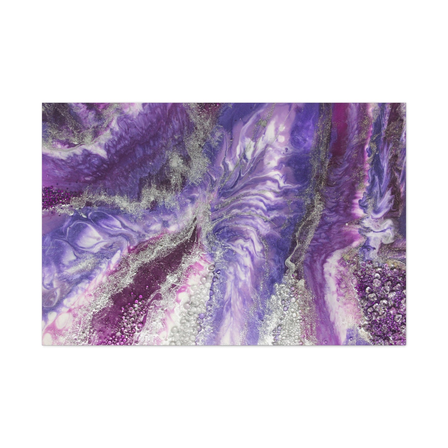 Amethyst Dreams Canvas Wall Art - Splendour