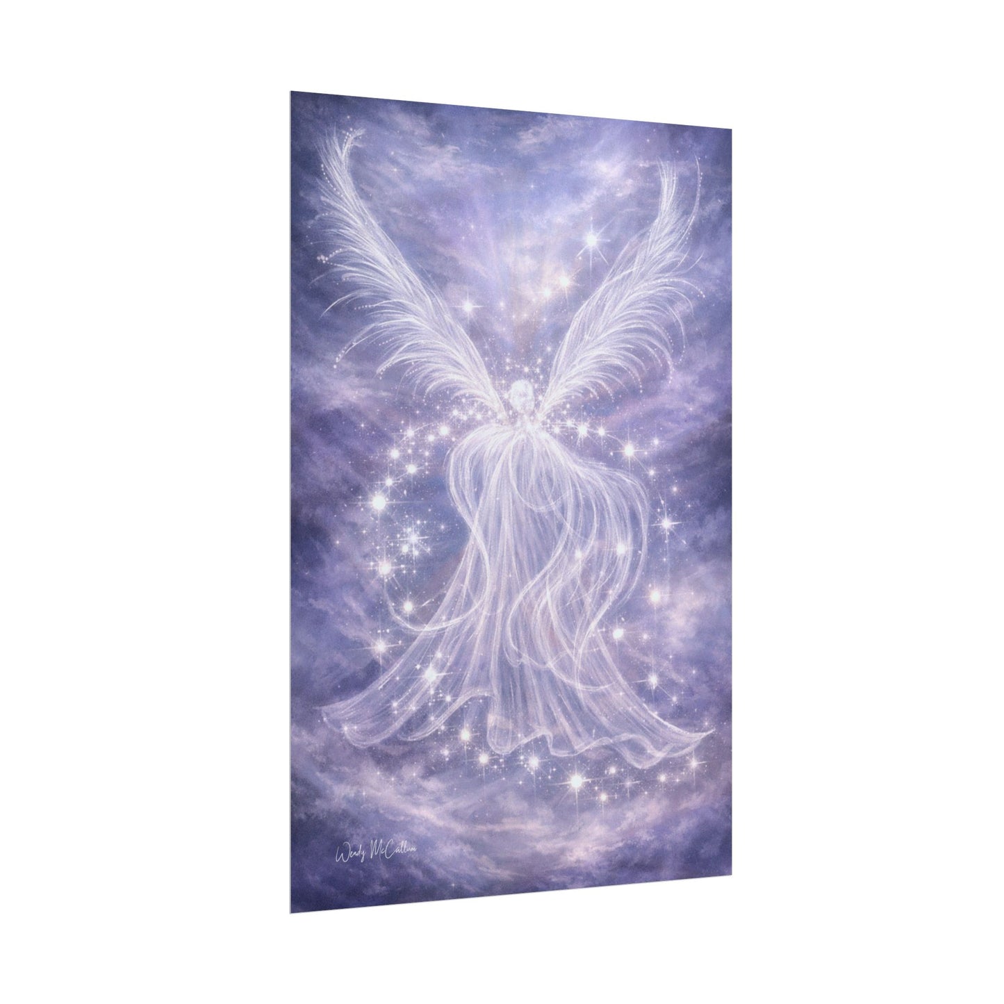 Archangel Jeremiel – Fine Art Print | Angel of Insight, Life Review & Spiritual Clarity
