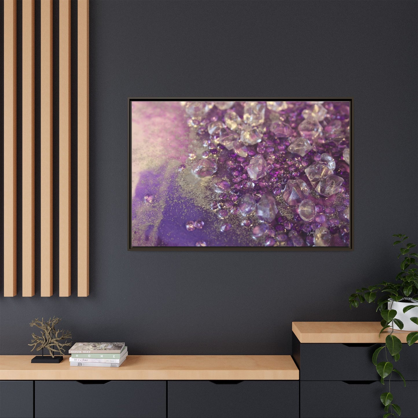 Amethyst Dreams Framed Print - Opulence