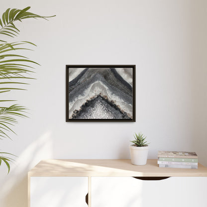 Grey Moonstone Framed Print - Splendour