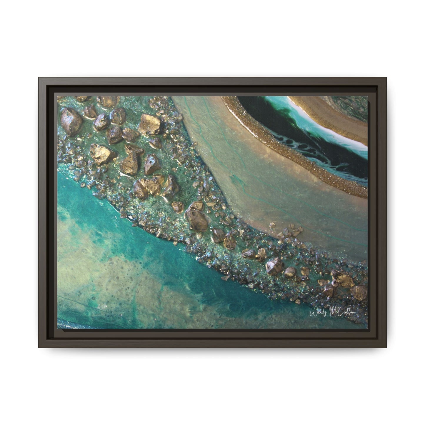 Dioptase Framed Print - Grace