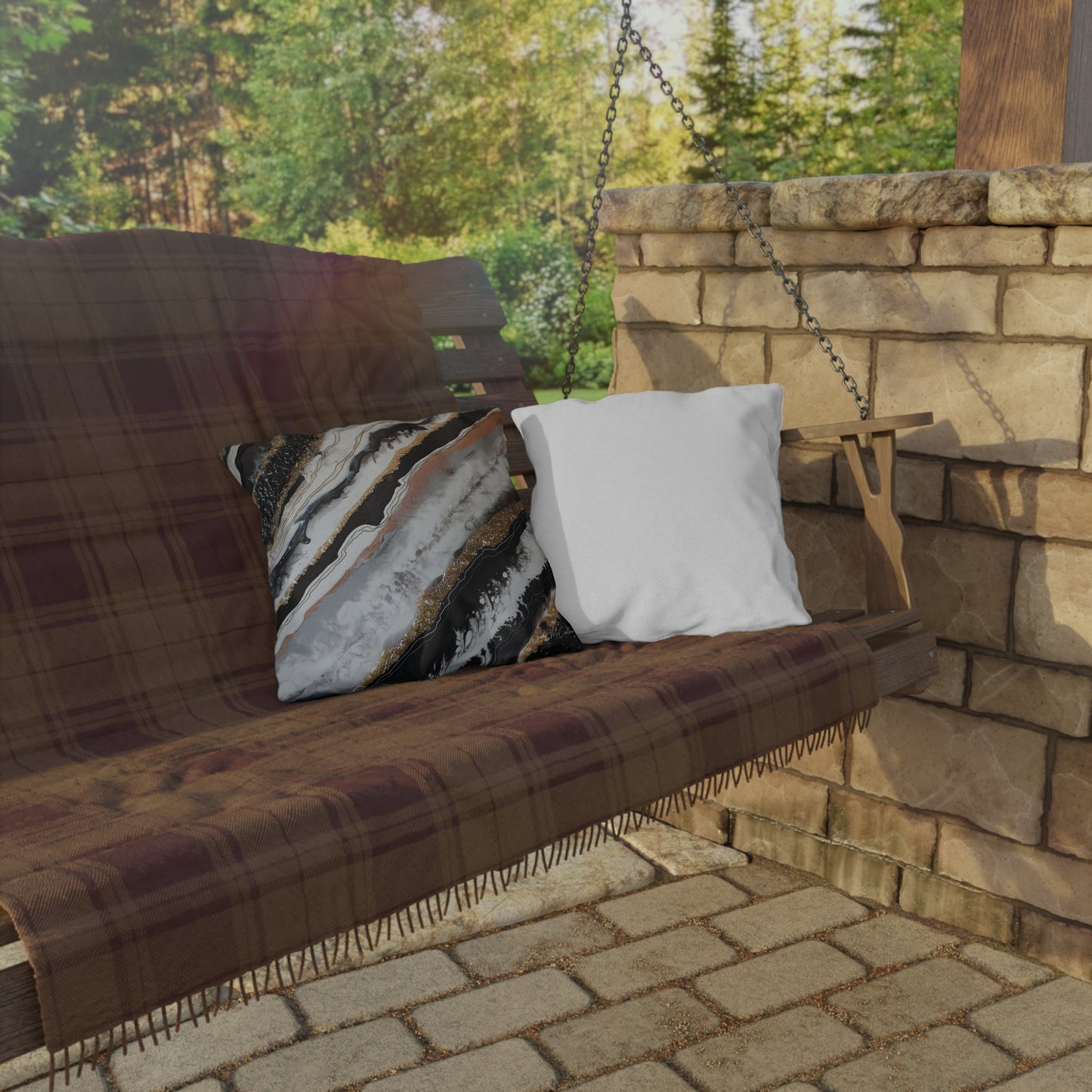Alchemy Splendour Outdoor Pillow - Patio Cushion