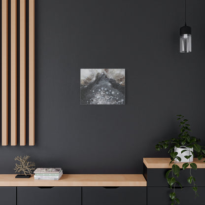 Grey Moonstone Canvas Wall Art - Elegance
