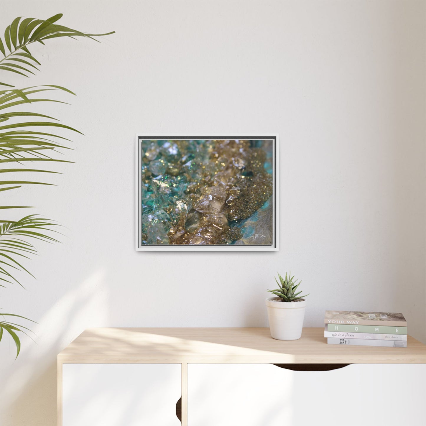 Dioptase Framed Print - Opulence