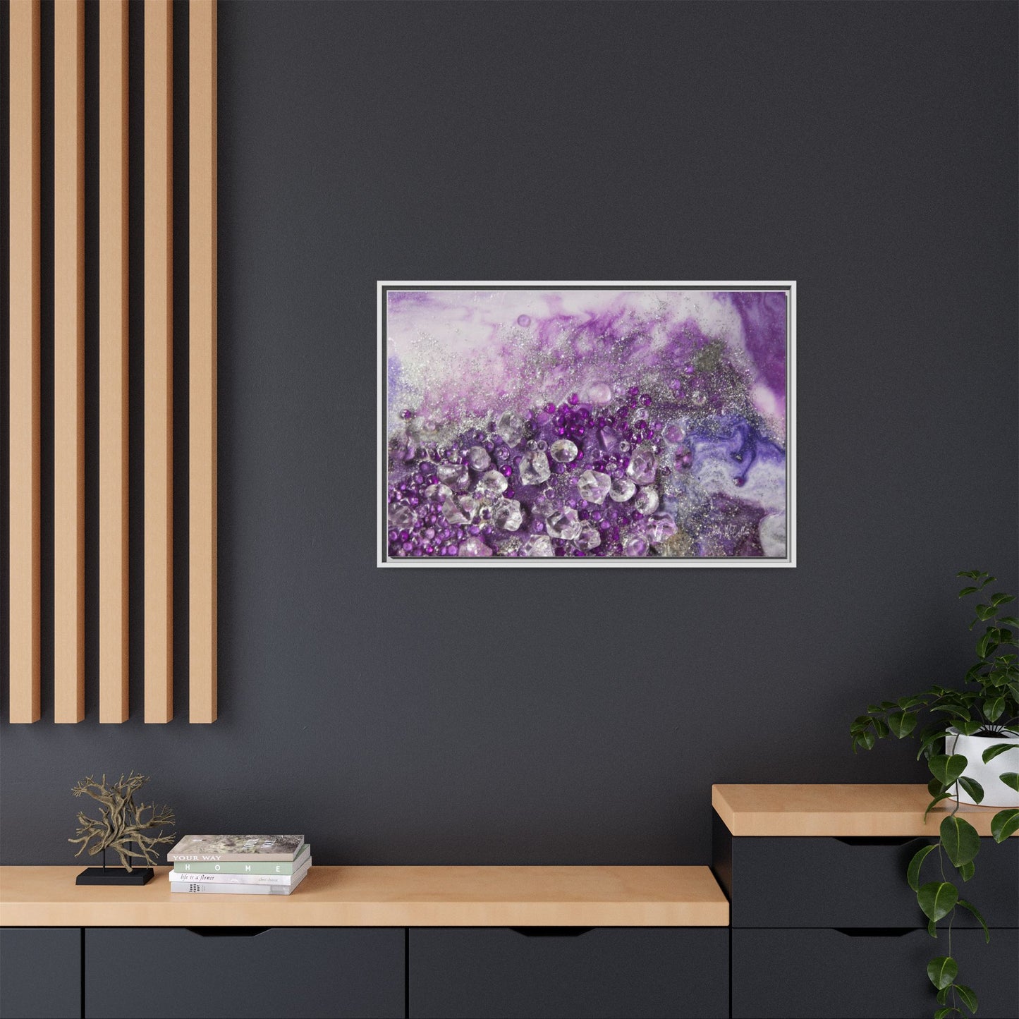 Amethyst Dreams Framed Print - Elegance