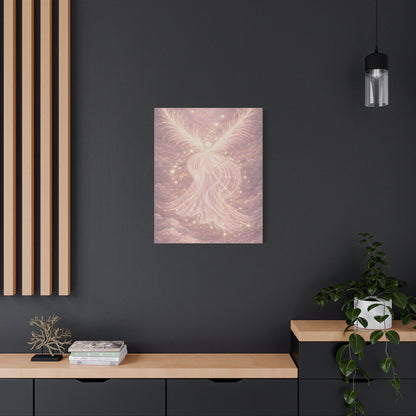 Archangel Chamuel Canvas – Love, Peace & Heart Healing