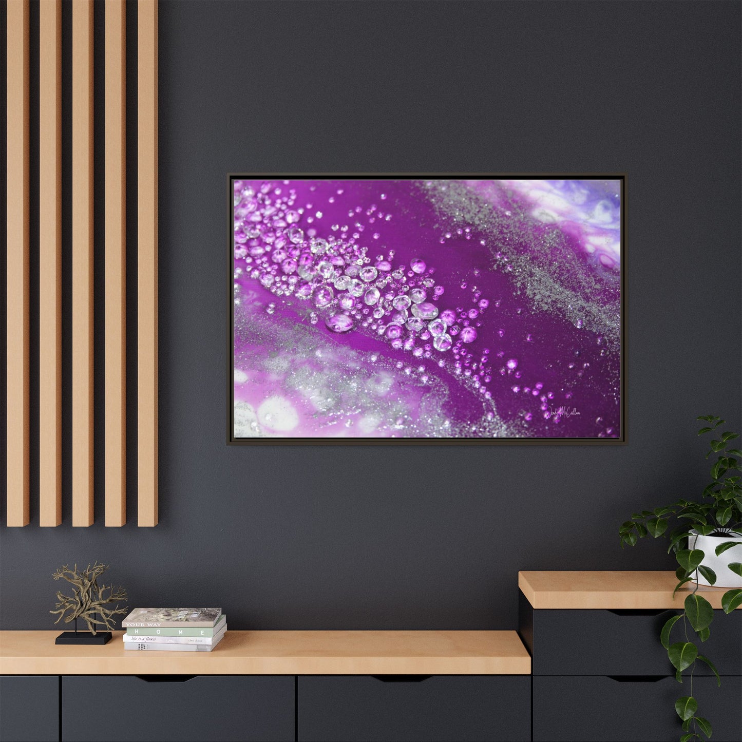 Amethyst Dreams Framed Print - Grace