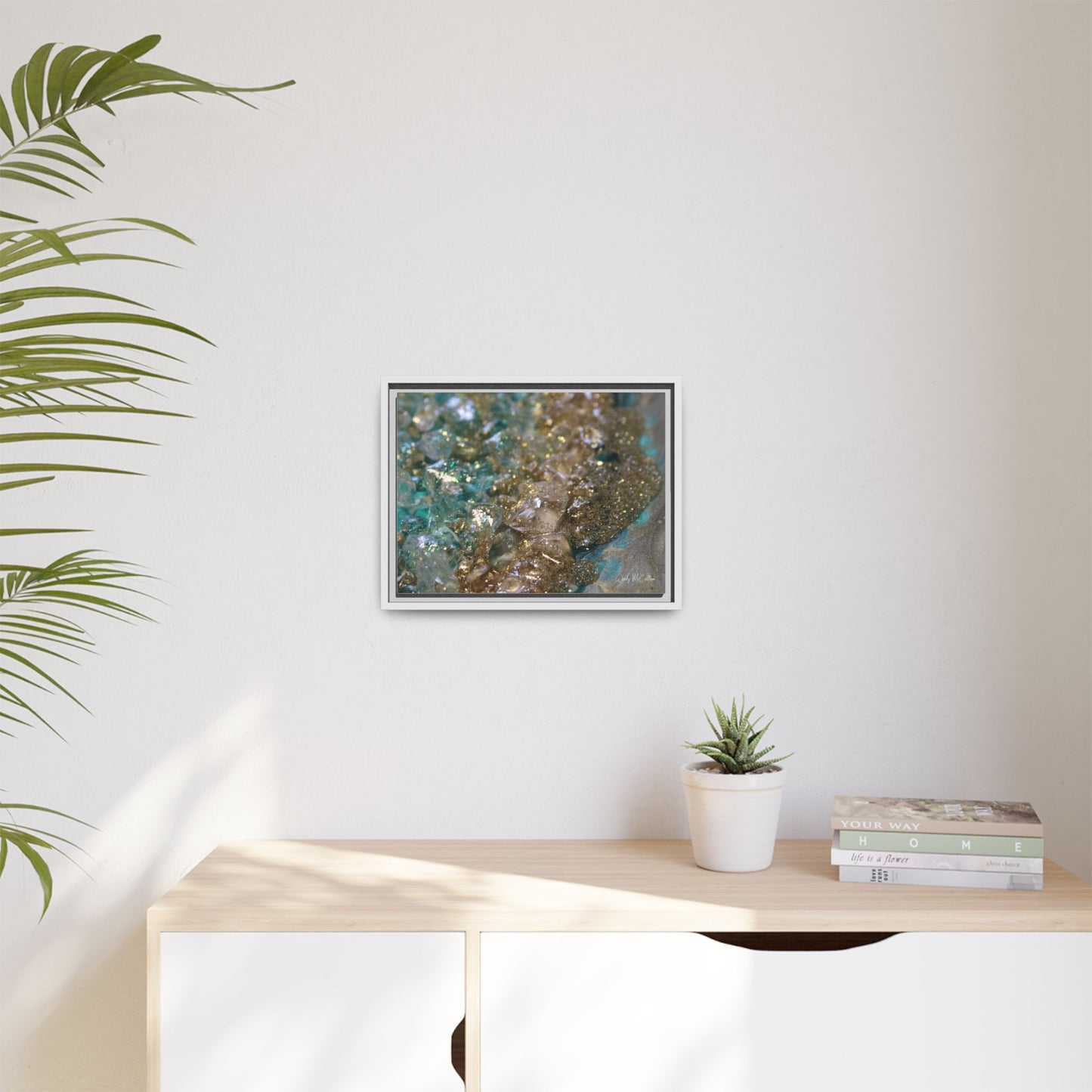 Dioptase Framed Print - Opulence
