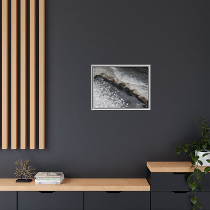 Grey Moonstone Framed Print - Opulence