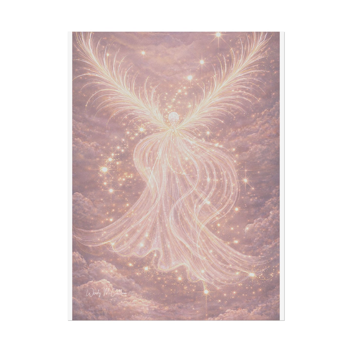Archangel Chamuel – Fine Art Print | Angel of Love, Peace & Emotional Healing