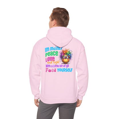 I’m Mainly Peace, Love & Light… with a Little Bit of “Go F💫ck Yourself” – Naughty But Nice Hoodie