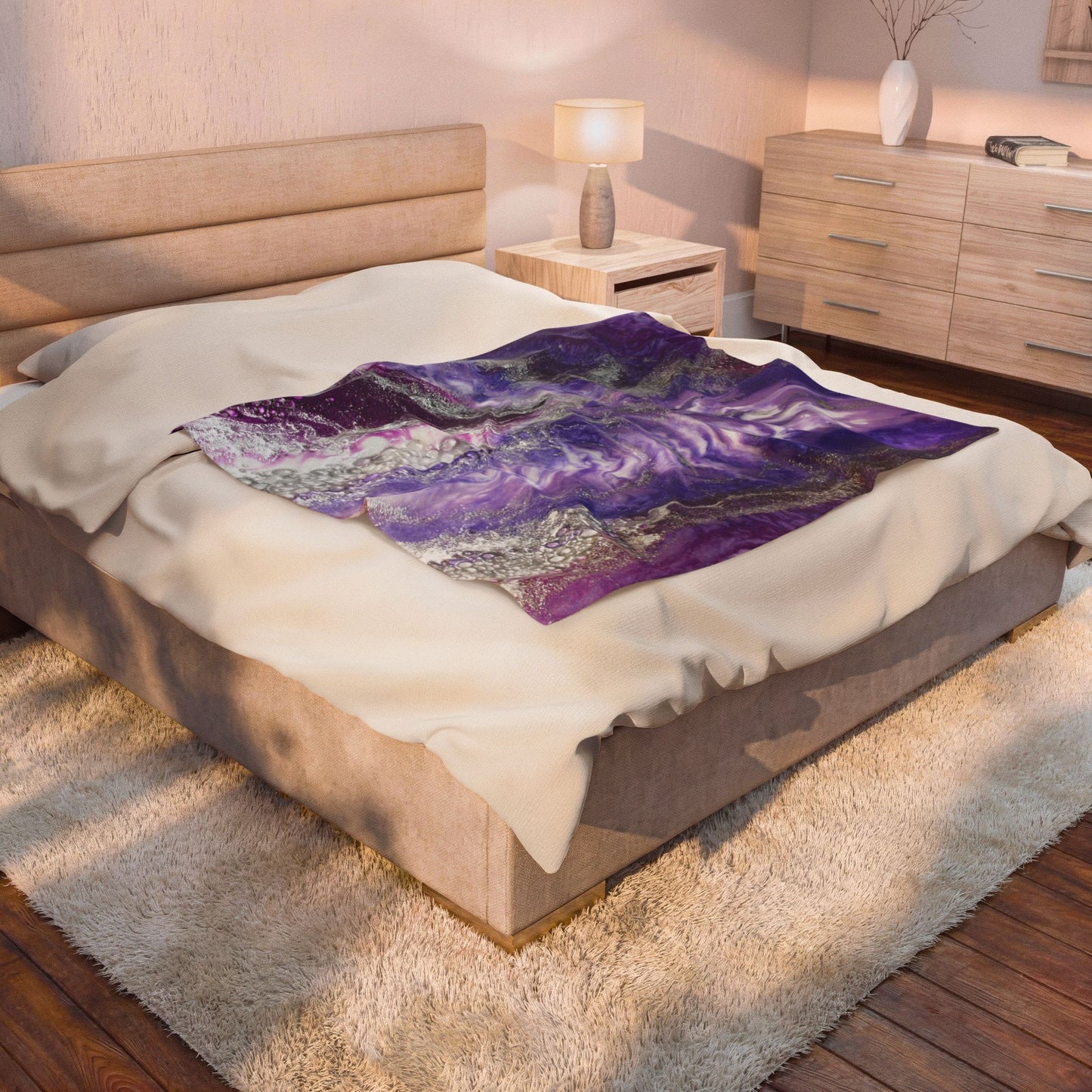 Amethyst Dreams Splendour - Velveteen Plush Blanket