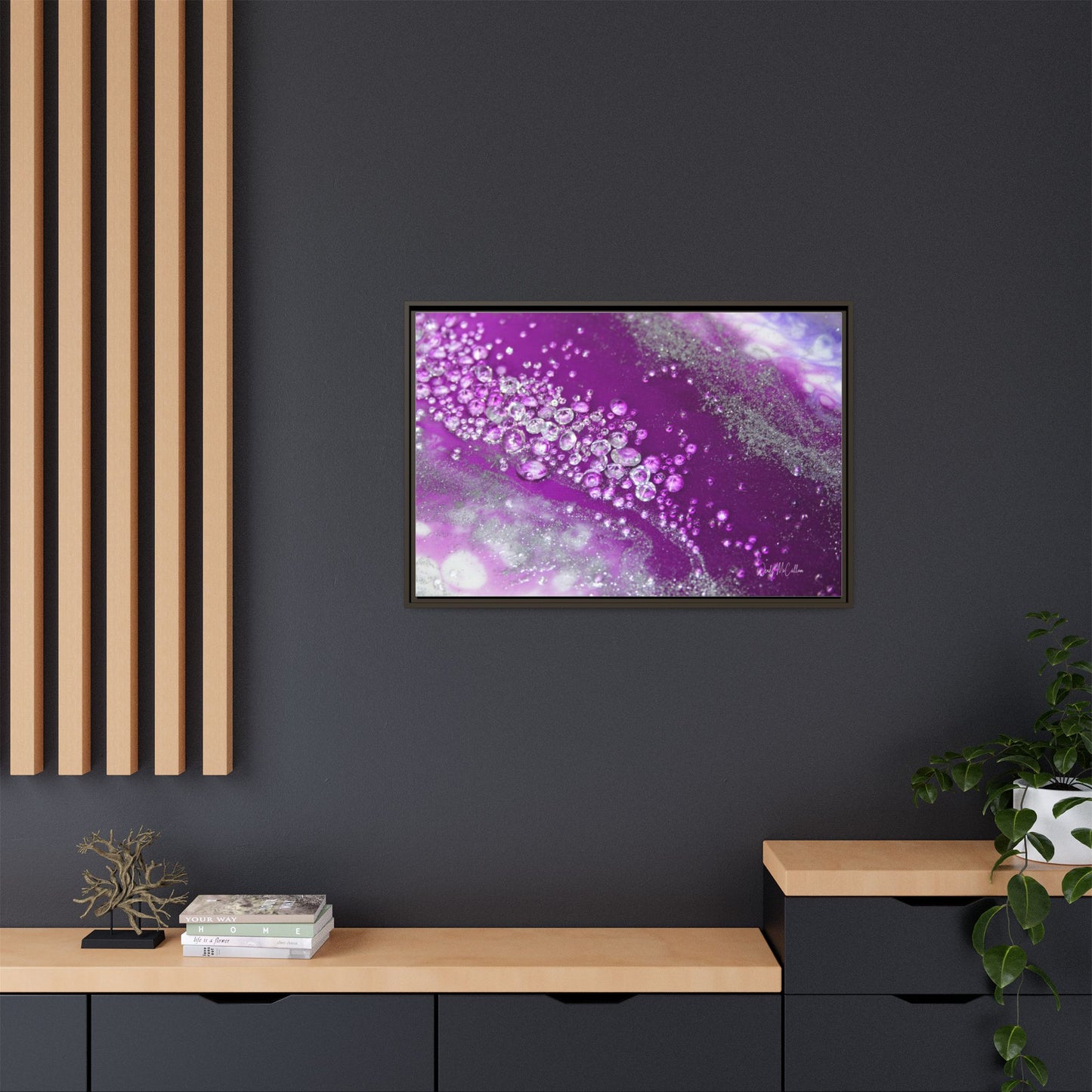 Amethyst Dreams Framed Print - Grace