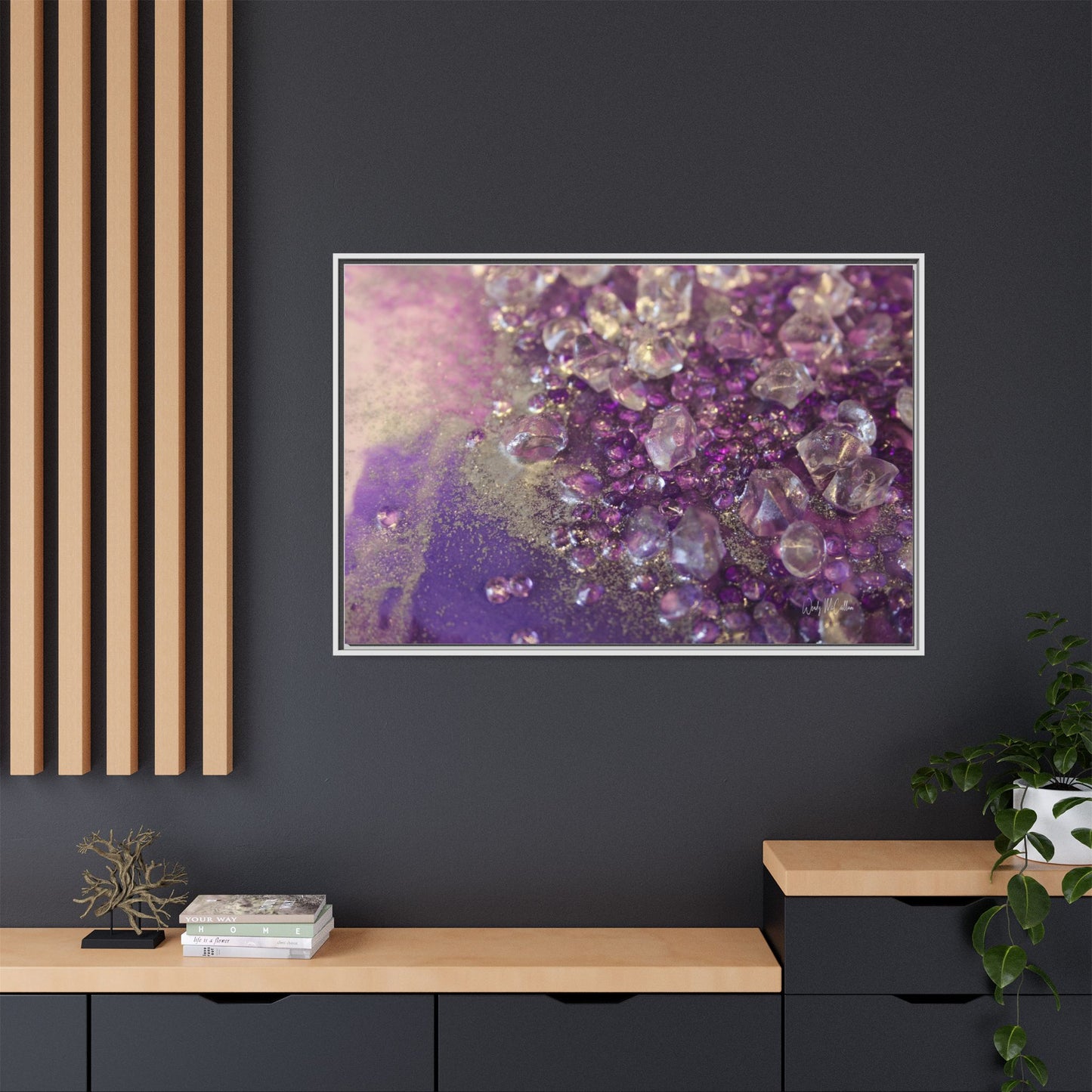 Amethyst Dreams Framed Print - Opulence