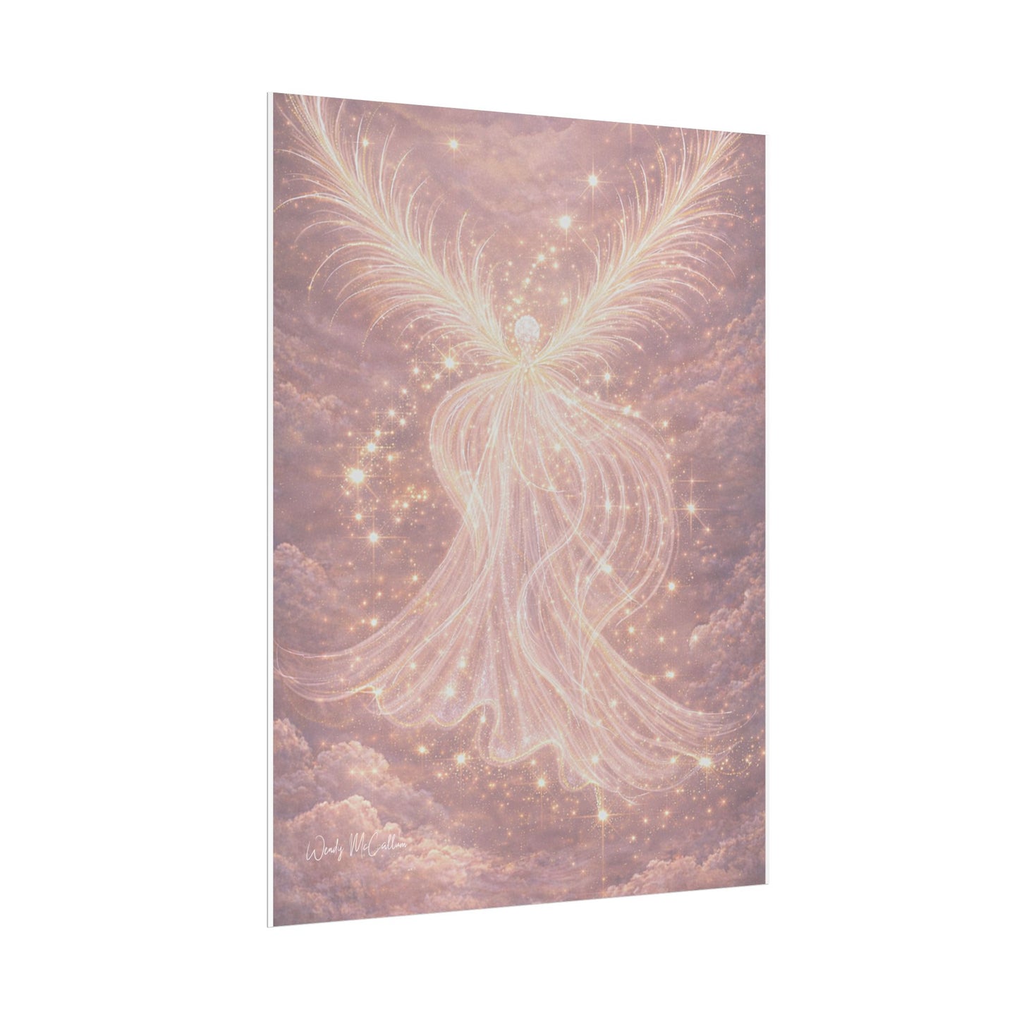 Archangel Chamuel – Fine Art Print | Angel of Love, Peace & Emotional Healing