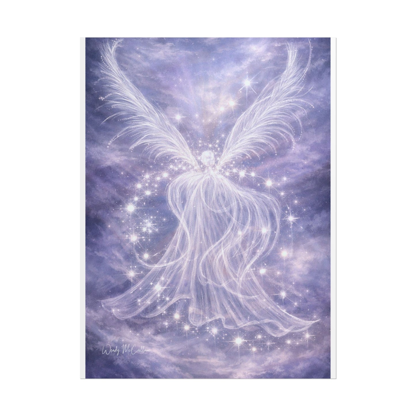 Archangel Jeremiel – Fine Art Print | Angel of Insight, Life Review & Spiritual Clarity