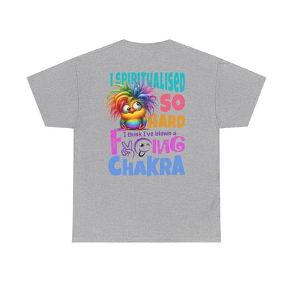 I Spiritualised Too Hard… I Think I’ve Blown a Chakra – Funny Rainbow Chick T-Shirt
