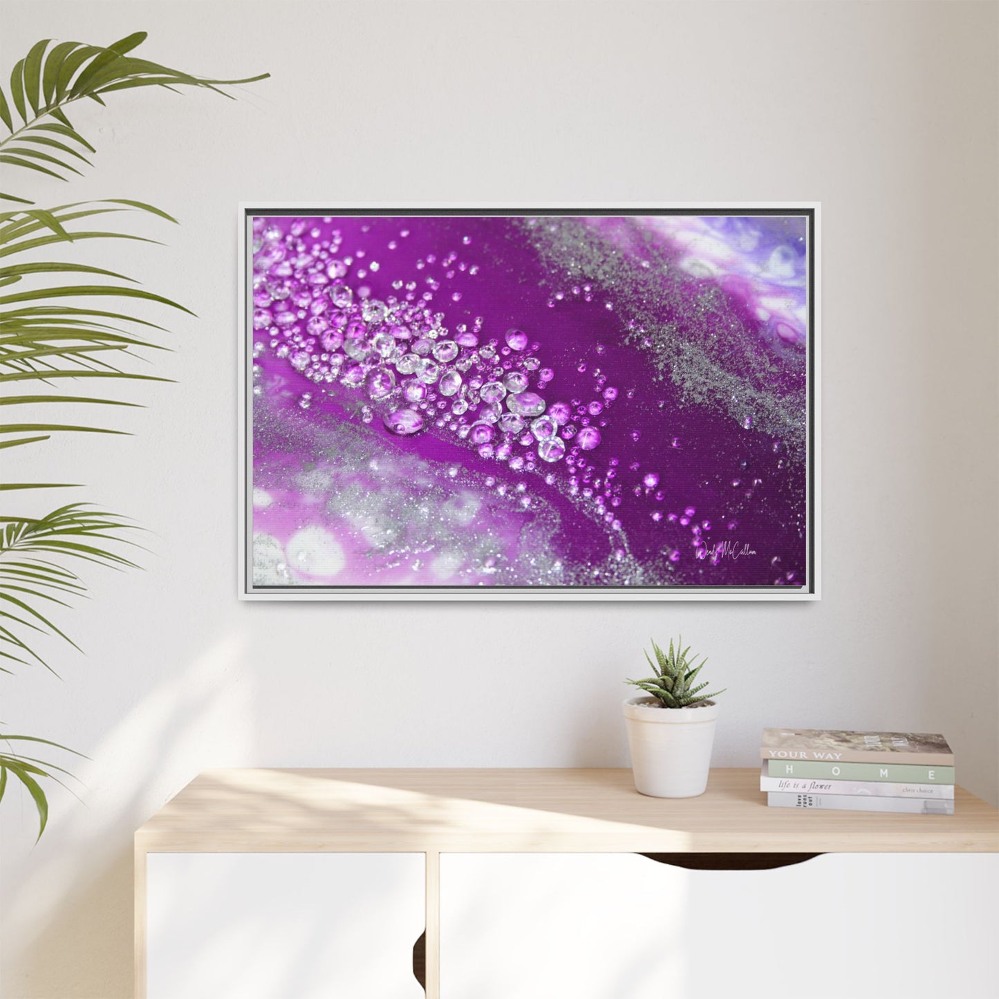 Amethyst Dreams Framed Print - Grace