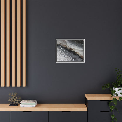 Grey Moonstone Framed Print - Opulence