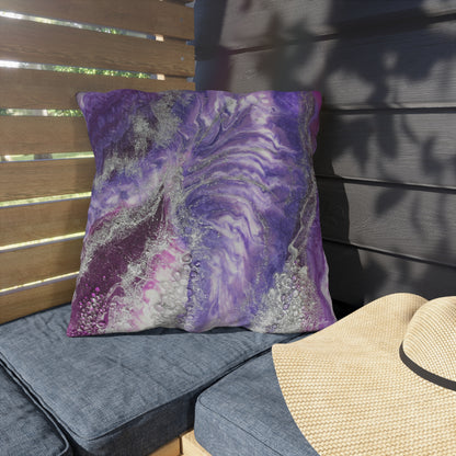 Amethyst Dreams Splendour Outdoor Pillow — Patio Cushion