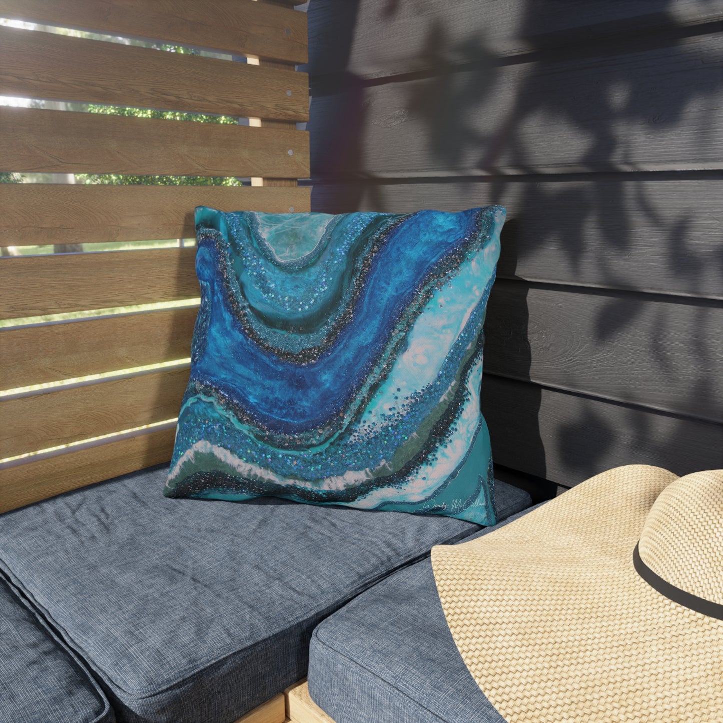 Elucidation Splendour Outdoor Pillow - Patio Cushion
