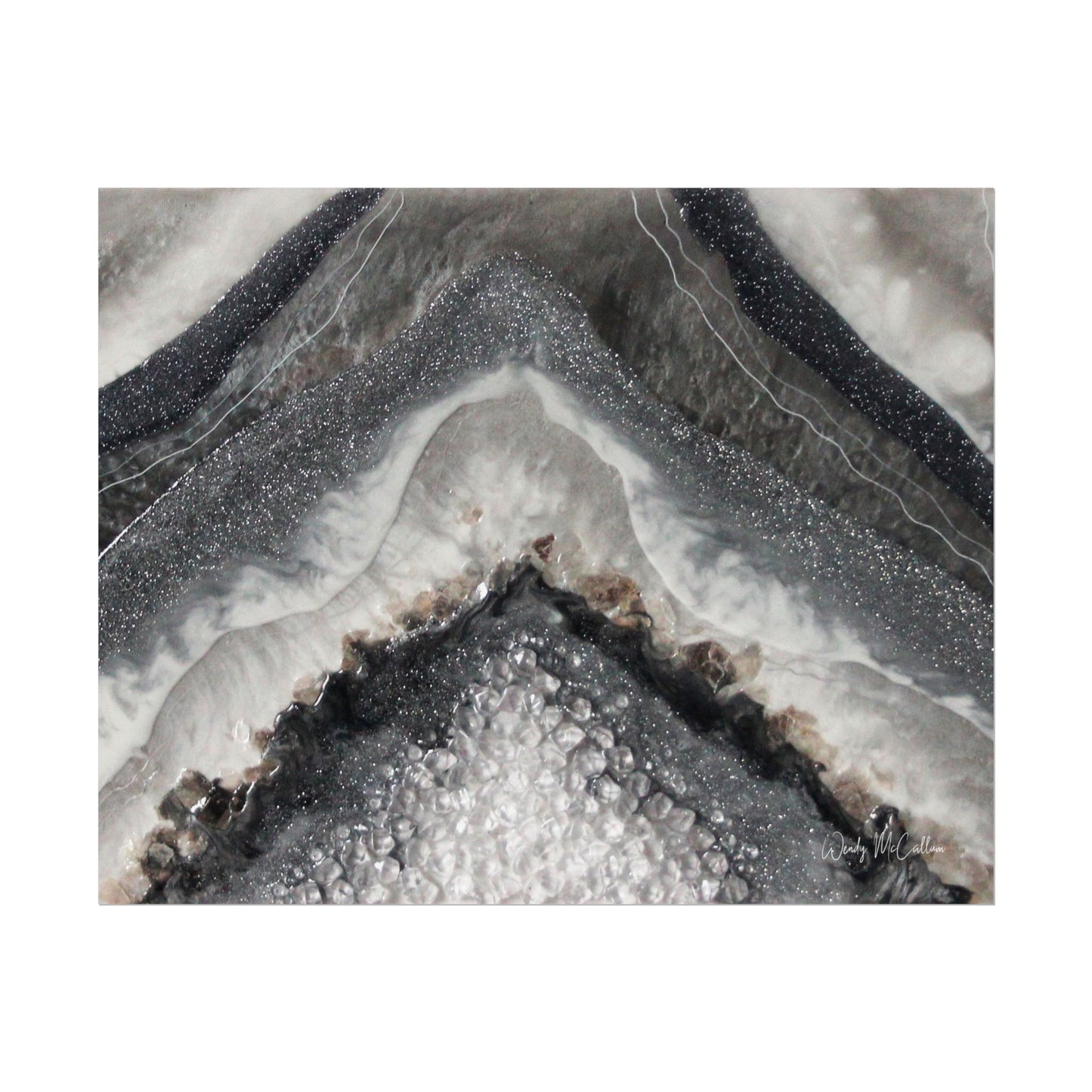 Grey Moonstone Fine Art Print - Splendour