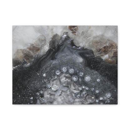 Grey Moonstone Canvas Wall Art - Elegance