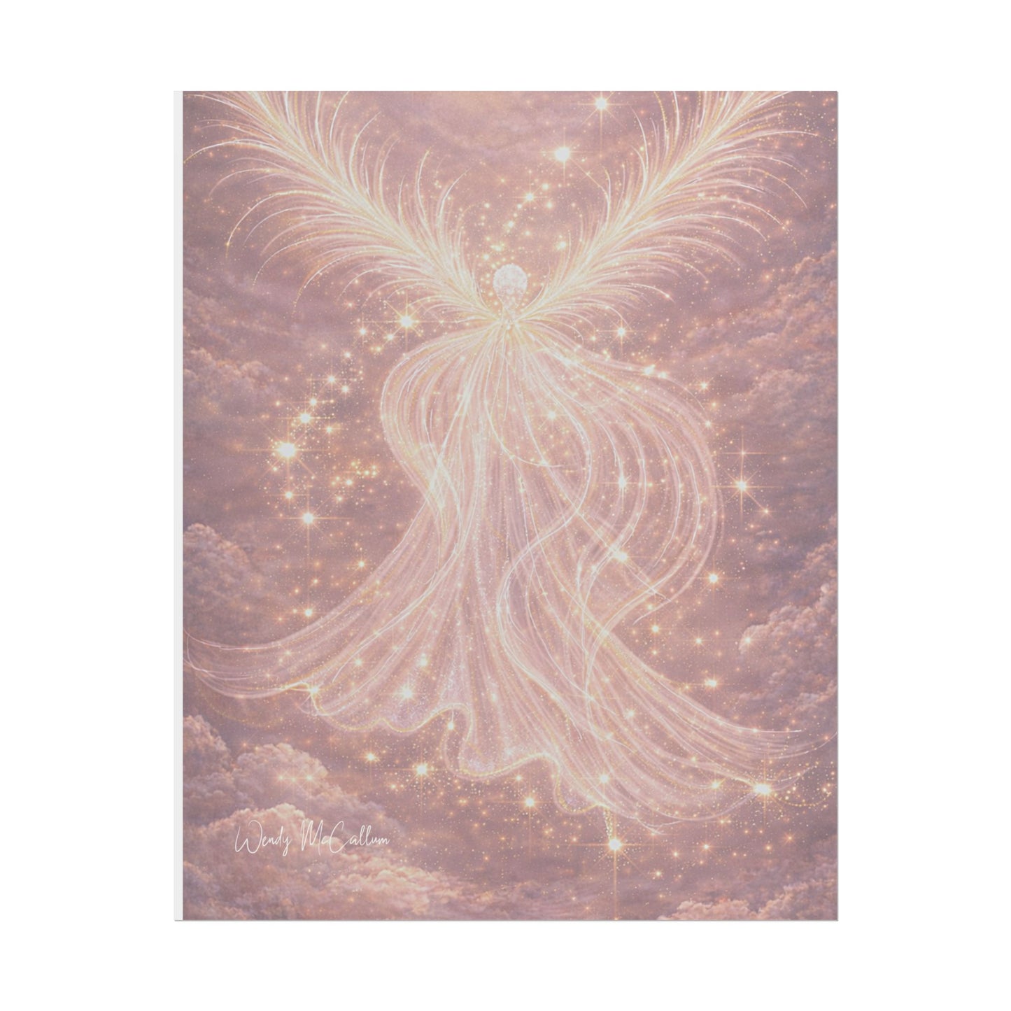 Archangel Chamuel – Fine Art Print | Angel of Love, Peace & Emotional Healing