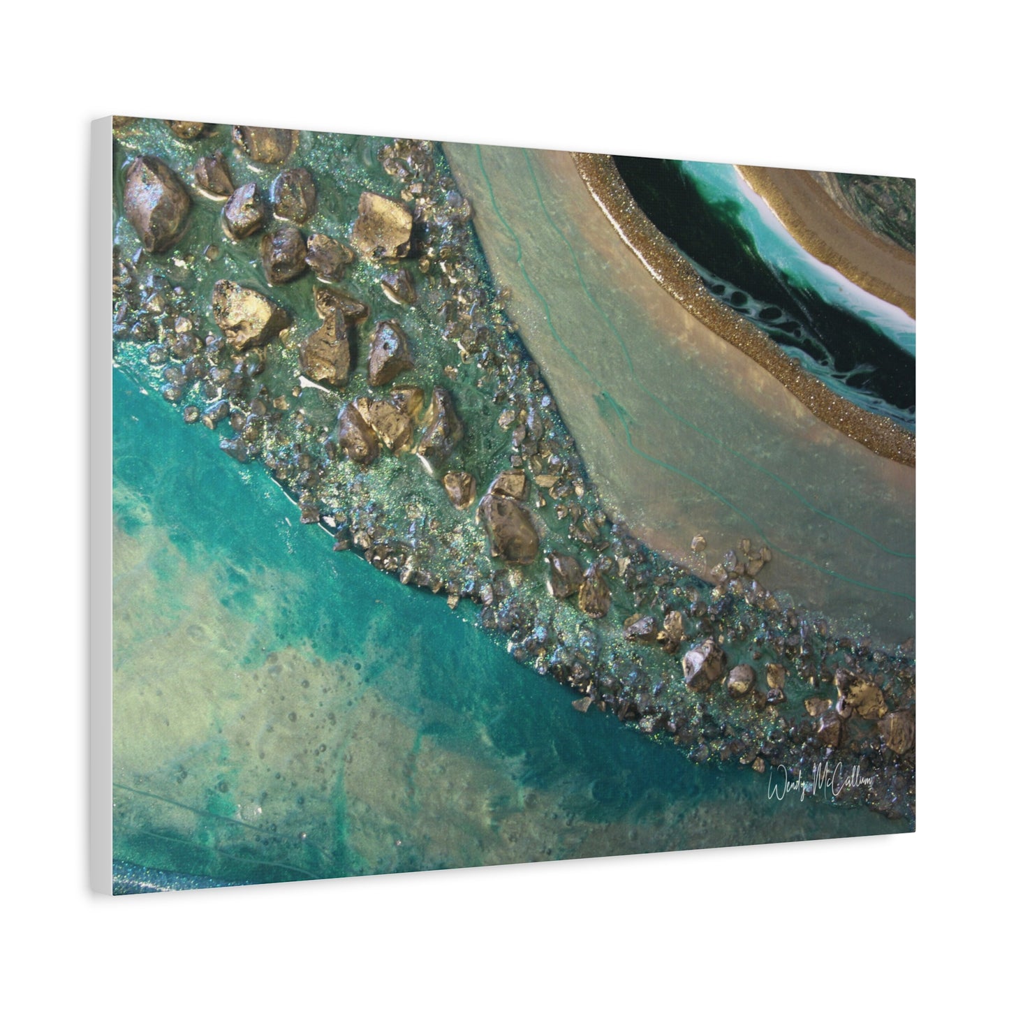 Dioptase Canvas Wall Art - Grace