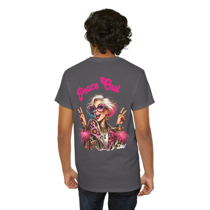 Peace Out – Glam Confidence Woman in Her Prime T-Shirt