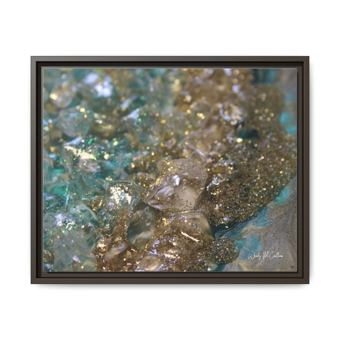 Dioptase Framed Print - Opulence