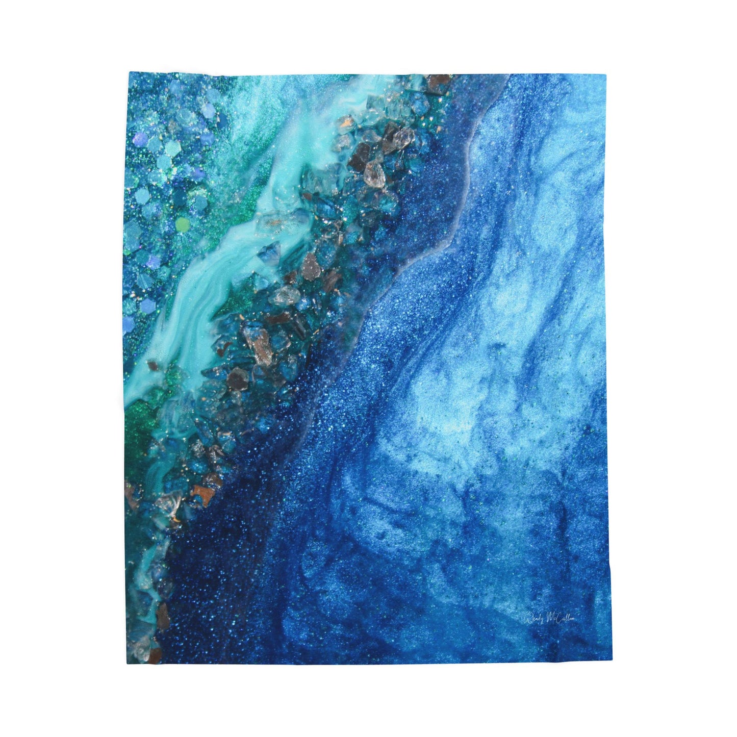 Elucidation Opulence - Velveteen Plush Blanket