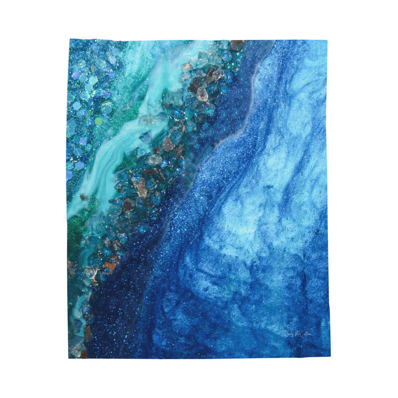 Elucidation Opulence - Velveteen Plush Blanket