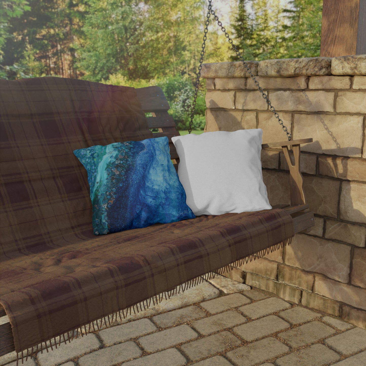 Elucidation Opulence Outdoor Pillow - Patio Cushion
