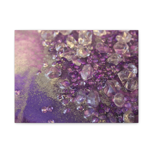 Amethyst Dreams Canvas Wall Art - Opulence
