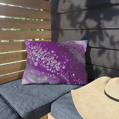 Amethyst Dreams Grace Outdoor Pillow - Patio Cushion