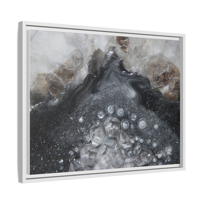 Grey Moonstone Framed Print - Elegance