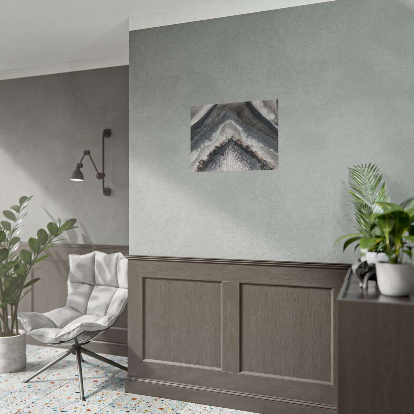 Grey Moonstone Fine Art Print - Splendour