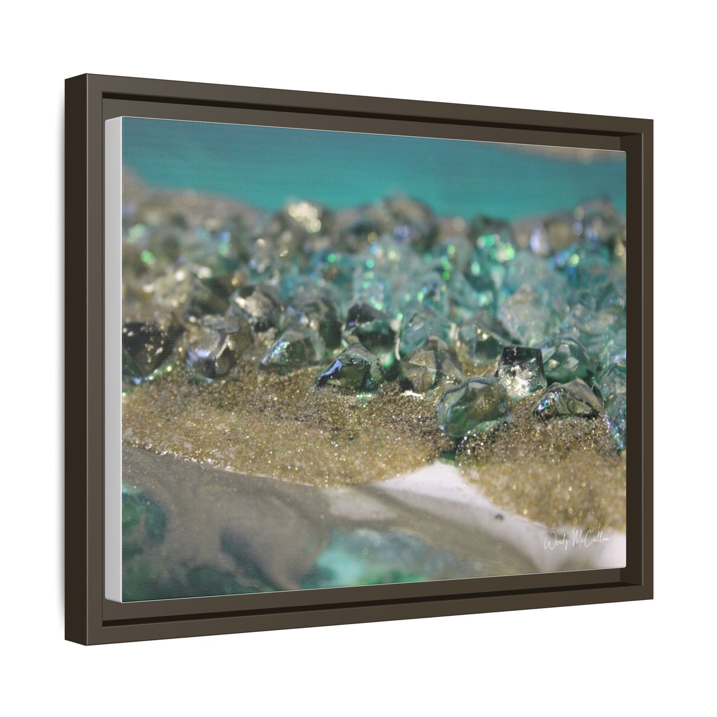 Dioptase Framed Print - Elegance