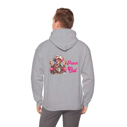 Peace Out – Glam Confidence Woman in Her Prime Hoodie