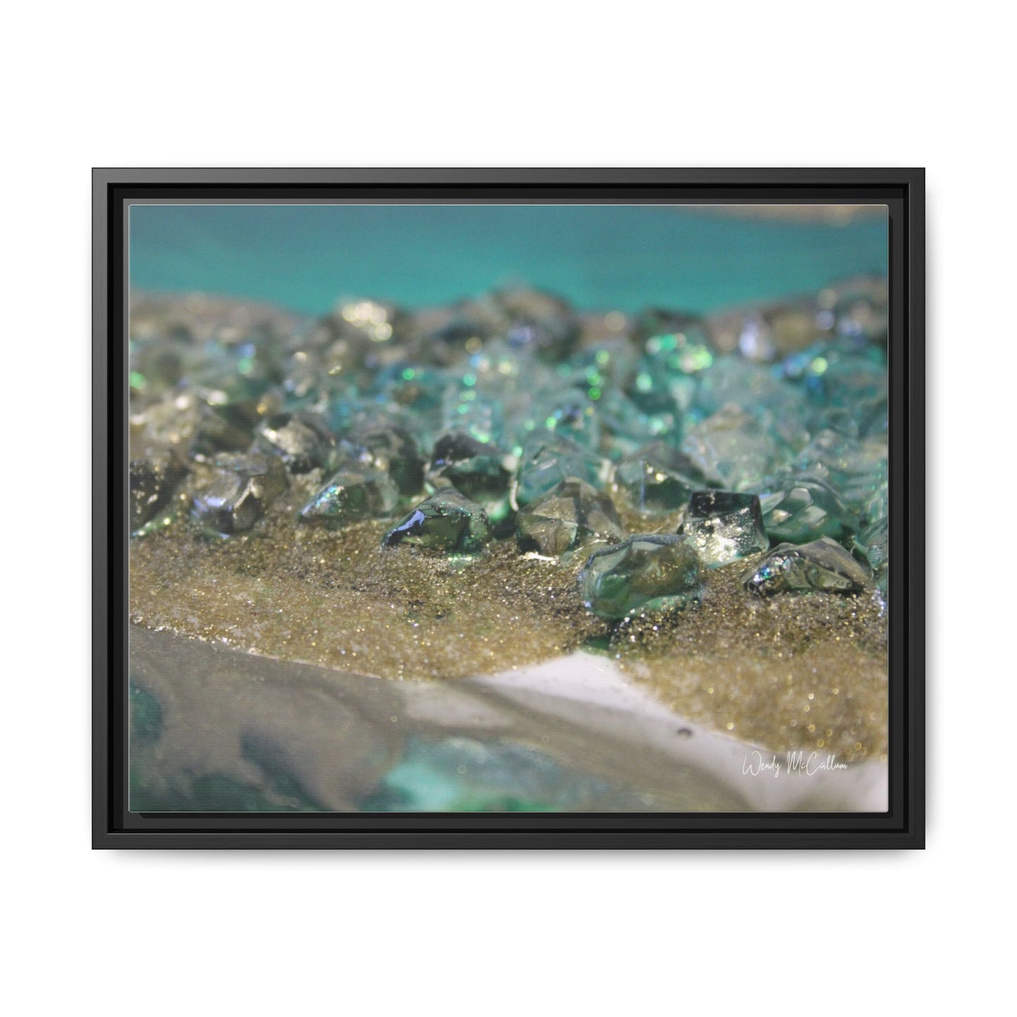 Dioptase Framed Print - Elegance