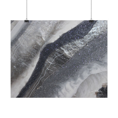 Grey Moonstone Fine Art Print - Grace