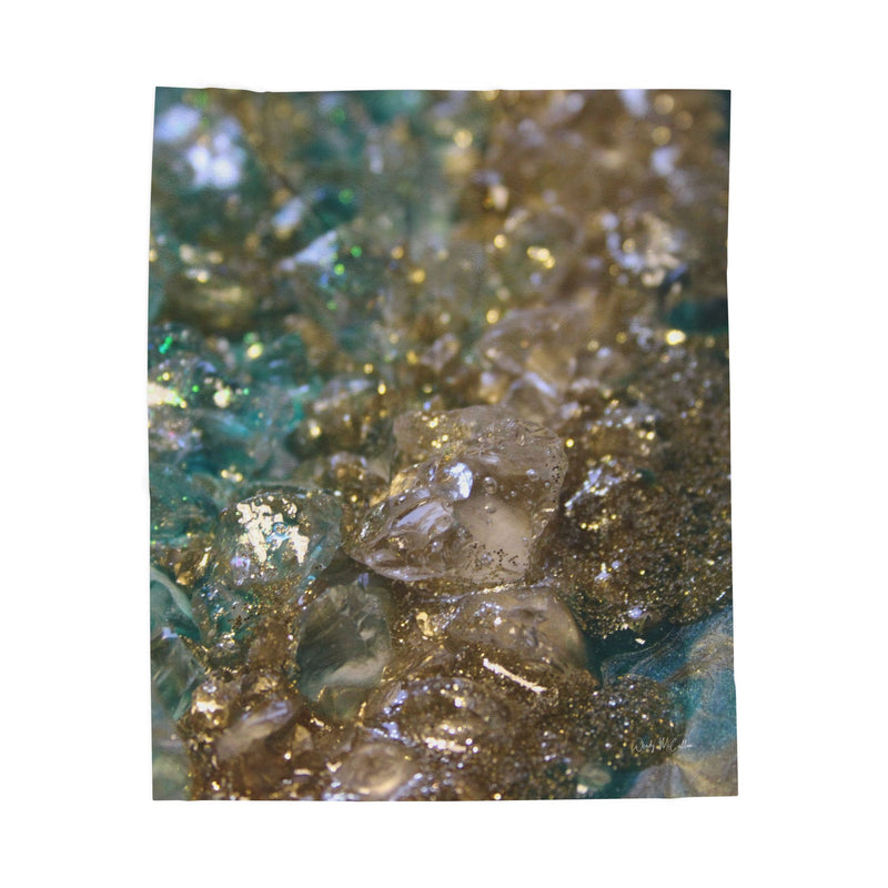 Dioptase Opulence - Velveteen Plush Blanket