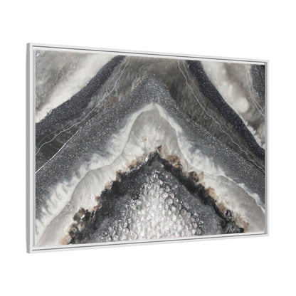 Grey Moonstone Framed Print - Splendour