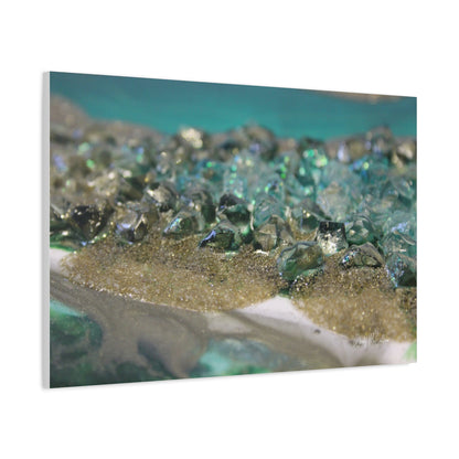 Dioptase Canvas Wall Art - Elegance