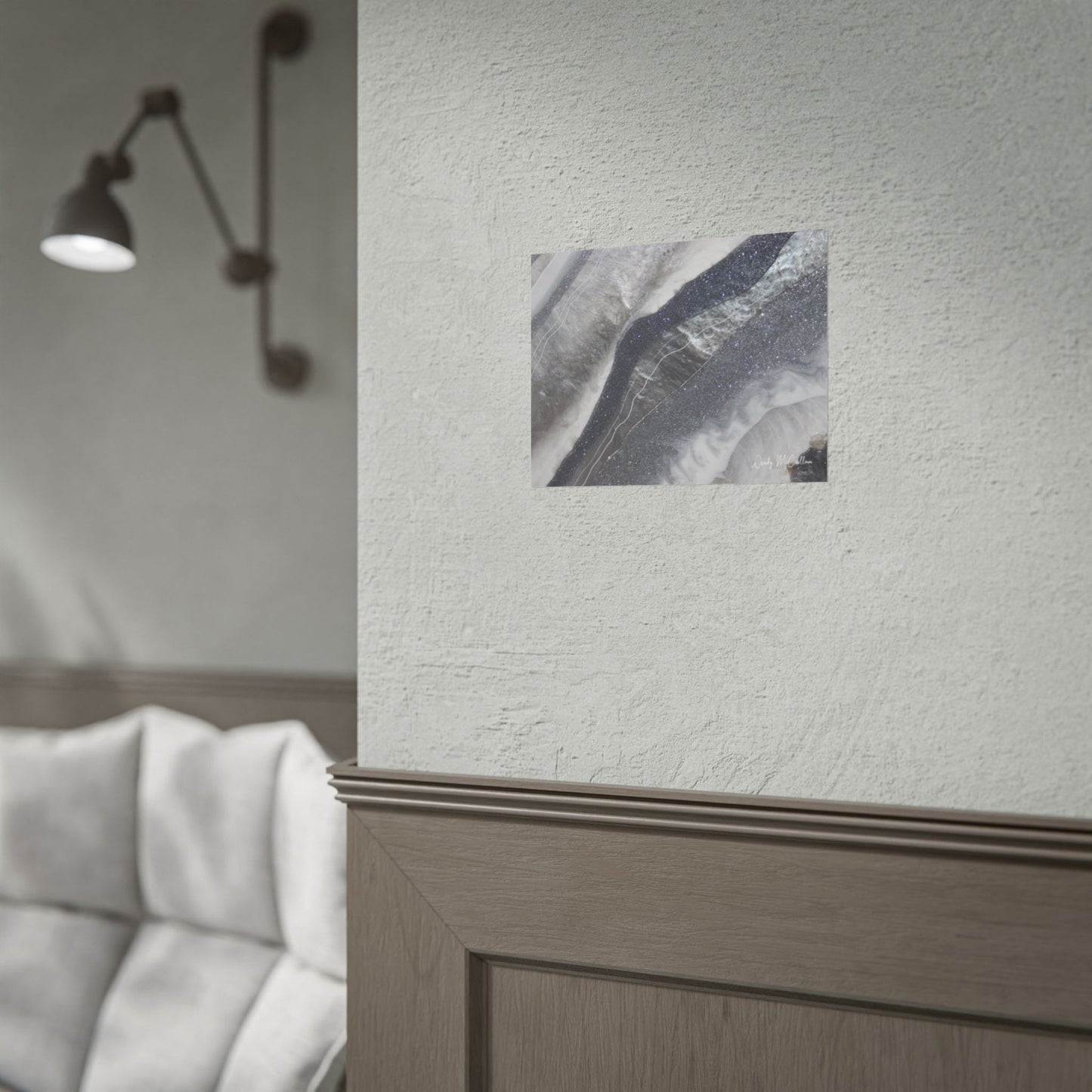 Grey Moonstone Fine Art Print - Grace