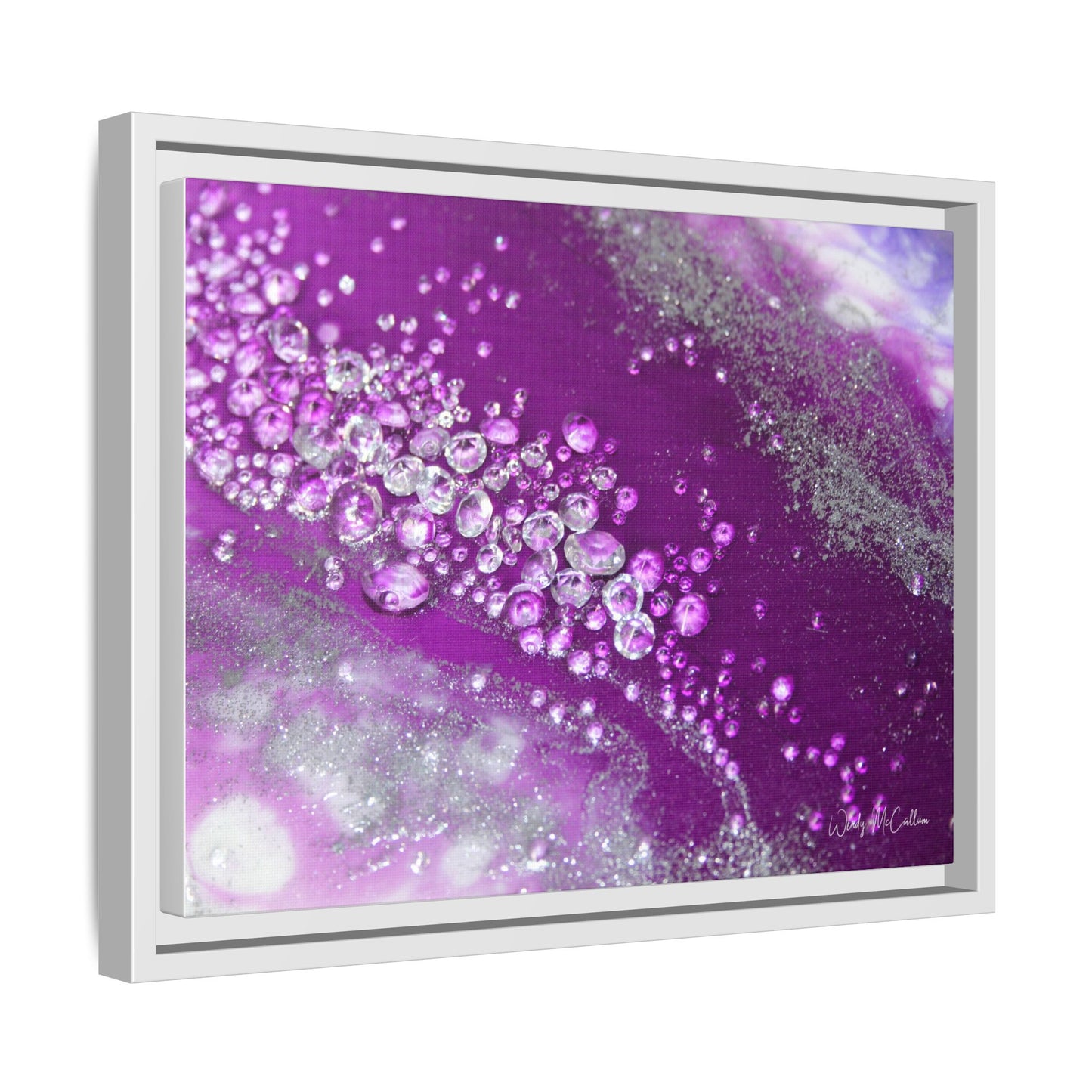 Amethyst Dreams Framed Print - Grace