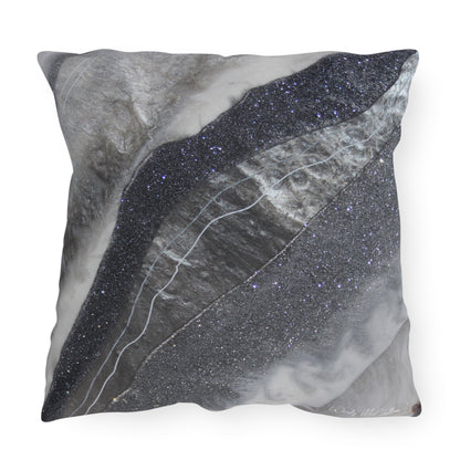 Grey Moonstone Grace  Outdoor Pillow – Patio Cushion